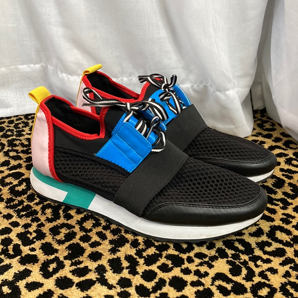 Steve Madden colorful vegan sneakers size 10 Excellent condition